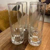 4 Bicchieri da liquore cristallo