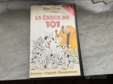 VHS originali “La carica dei 101” da collezionisti