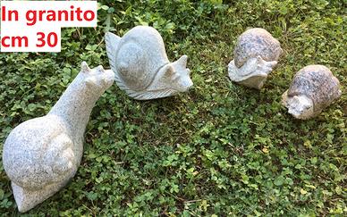 Lumaca in pietra granito