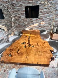 Tavolo artigianale in Legno pieno d’Acero