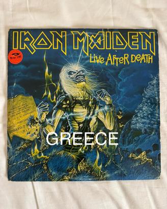 Iron maiden live after death 2lp stampa greca