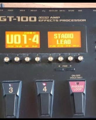 BOSS GT 100 pedaliera