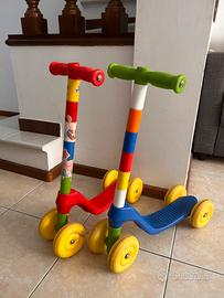 Coppia monopattini quattro ruote