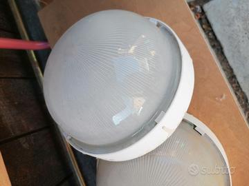 3 plafoniere da esterno 