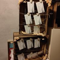 Cassette in legno stile vintage