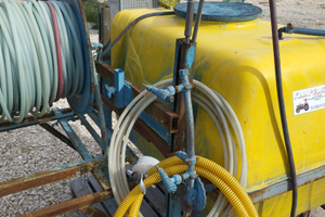 Botte irroratrice con giunto cardanico