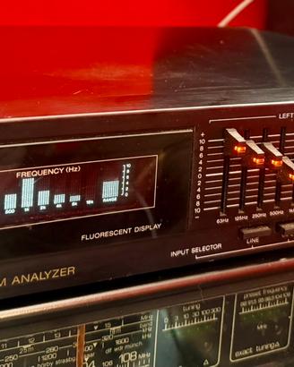 Equalizzatore sony seq 910 analizzatore spettro