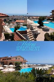 Appartamento estivo con piscina vista mare