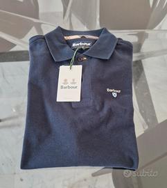 Barbour Polo Blu Taglia Small