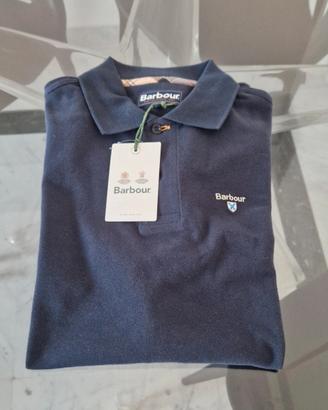 Barbour Polo Blu Taglia Small