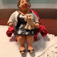 Signora Maria con barboncino