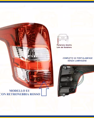 FARO FANALE FANALINO POSTERIORE SX MITSUBISHI L200