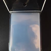 pacco da 100 sleeves bustine trasparenti per carte
