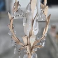 lampada a soffitto in ferro battuto