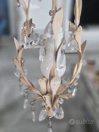 lampada a soffitto in ferro battuto