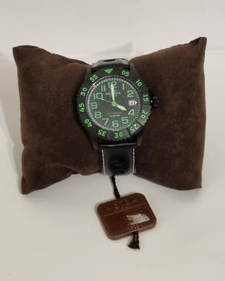 Orologio Mondia Italy  Intrepido 100M nero e verde