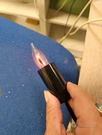 8 Lampadine Fuoco Tremolante per presepi
