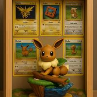 Cornici fatte a mano con CARTE POKEMON ORIGINALI