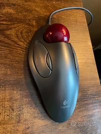 Logitech Trackman Marble - Ambidestro - Cablato