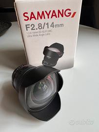 Obbiettivo Samyang F2.8/14mm