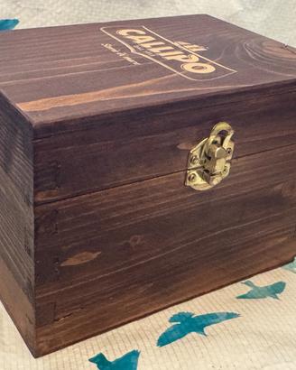 Coppia di Scatole in Legno Callipo con Chiusura