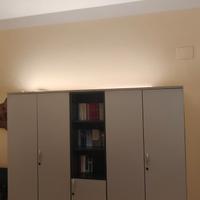 Armadio libreria multiripiano con archivio ufficio