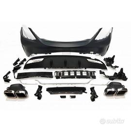 Mercedes C W205 2014>2018 paraurti post. C63 look