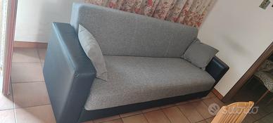 divano letto in stoffa