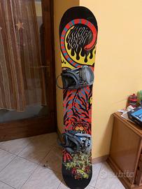 TAVOLA SNOWBOARD SANTACRUZ 155 + ATTACCHI DRAKE