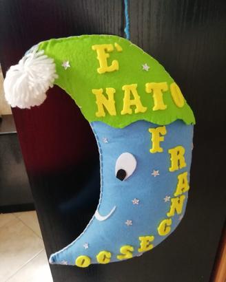 Bomboniere con ricamo Nascita Cerimonia Segnaposto