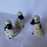 Set tavola vintage a forma di papere, casa country