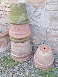 vasi vari in cotto
