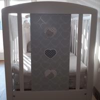 Lettino con sponda a scomparsa Foppapedretti Lovel