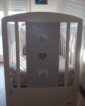 Lettino con sponda a scomparsa Foppapedretti Lovel