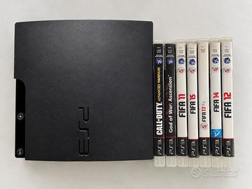 Sony Ps3 slim 160 GB + controller + 7 giochi