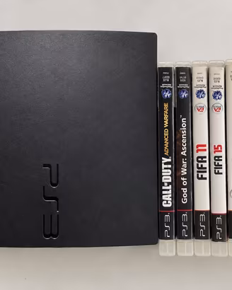 Sony Ps3 slim 160 GB + controller + 7 giochi