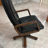 Poltrona ufficio in legno