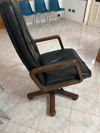 Poltrona ufficio in legno