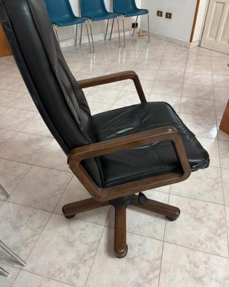 Poltrona ufficio in legno