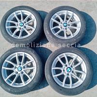 4 cerchi e gomme bmw serie 1 f20 16° ORIGINALI usa