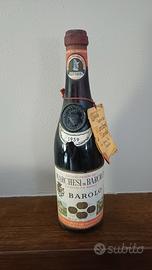 Bottiglia di vino Barolo del 1959, da collezione.