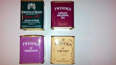 Scatole metalliche tè "Twinings" anni '90
