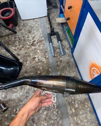 Scarico Pollini per Piaggio verticale