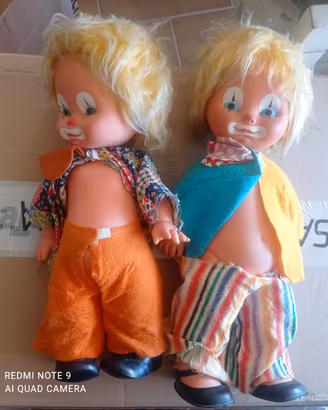 Lotto pagliacci Fiba vintage anni 70/80