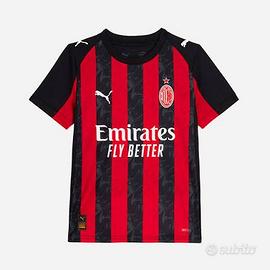 Maglia calcio milan rossonera home 2025/2026