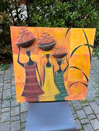 Quadro stile africano 70x70