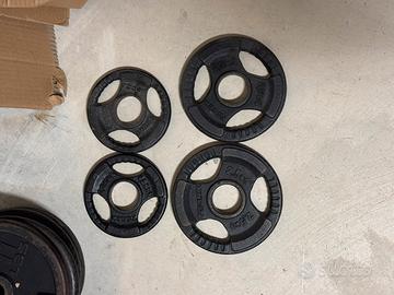 Dischi Toorx 50mm  2 x 1.25 kg e 2 x 2.5kg