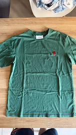 T-shirt Ami Paris Verde - Taglia M