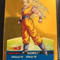 Lamincards Dragonball Z goku ssj3 oro