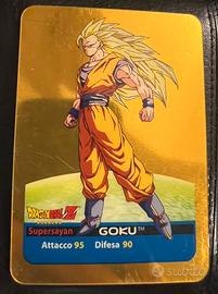 Lamincards Dragonball Z goku ssj3 oro